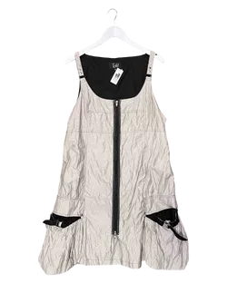 Size XL | Tish! Grey Utility Midi Dress