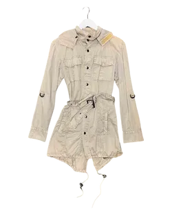 Size XS | Morgan De Toi Biege Utility Coat