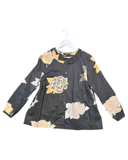 Size 38 (10) | Marimekko Floral Cotton Blouse
