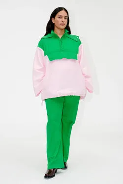 Nika Jacket (Green/Pink)