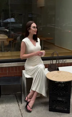 Deka Maxi Dress (Oat)