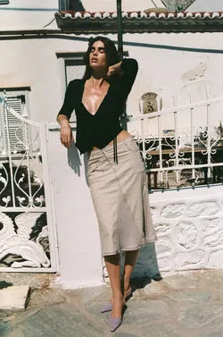 Ondine Skirt | Taupe