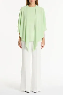 PERIDOT GEORGETTE CASCATA TOP