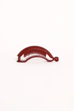 Alegra Hair Clip - Brown