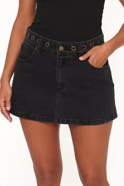 Abrand 95 Aline Skirt - Brie Eyelet