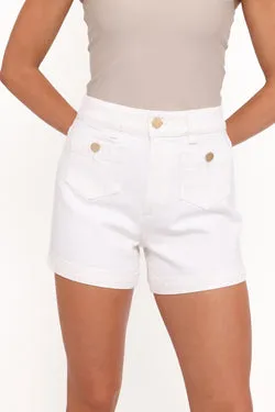Abrand Venice Shorts - White Gold