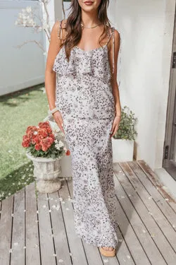 Noella Maxi Skirt - Blurred Spots