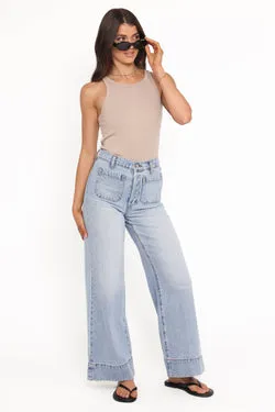 Rollas Relaxed Sailor Jeans Long - Breezy Blue