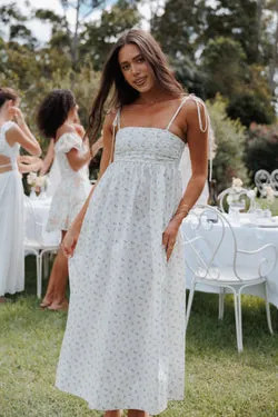 Ashtyn Maxi Dress - Purple Ditsy Floral