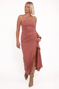 Avaline Maxi Dress - Terracotta
