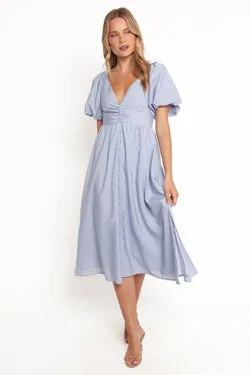 Charley Midi Dress - Blue