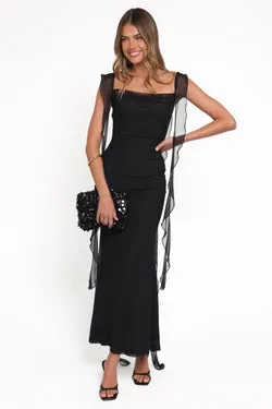 Chiara Maxi Dress - Black
