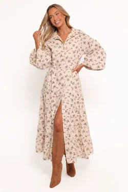 Lincoln Long Sleeve Maxi Dress - Floral