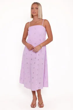 Narcissa Strapless Maxi Dress - Lilac
