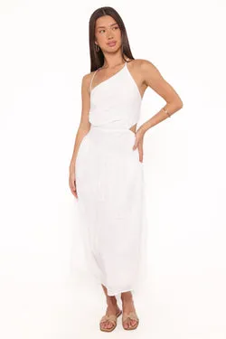 Olivea Midi Dress - White