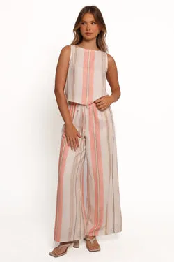 McKenzie Pant Set - Multi Stripe