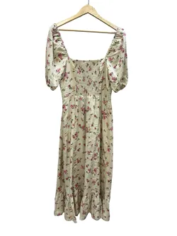 & Other Stories Cream Dress 42