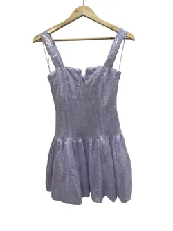 Mable Purple One-piece Sequin Dress S