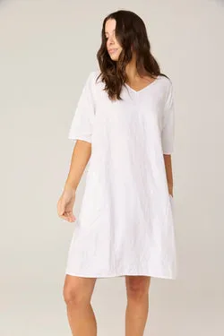 PLAZA DRESS - BLANC
