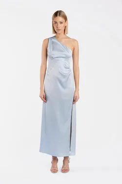 PLISSADO DRESS IN PRINCESS BLUE