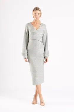RESOLUTE DRESS IN DEW MIST RIB