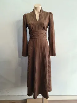 Mocha Maxi Dress - size s/m