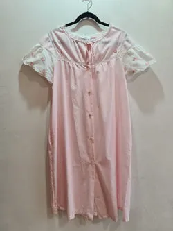 Vintage Elle Pink Night Dress - size L