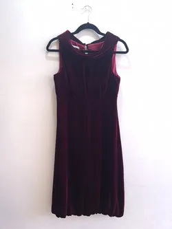 Vintage Monica Velvet Dress - size S