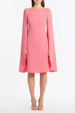 ROSE PINK CREPE LOVERO DRESS