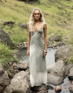 Adrina Maxi Dress (Sage)