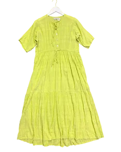 Size 8 | Handsom Tiered Cotton Midi Dress