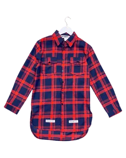 Size M | OFF-WHITE Plaid Shirt