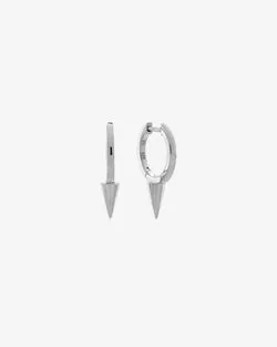 Medium Single Point Huggies Silver