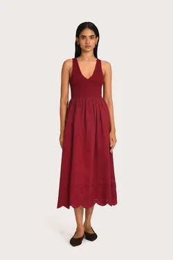 Alfie Dress - Berry