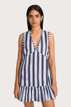 Eli Mini Dress - Regal Stripe
