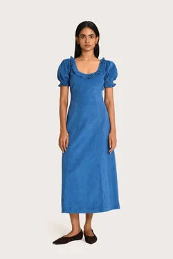 Elvira Dress - Baltic Blue