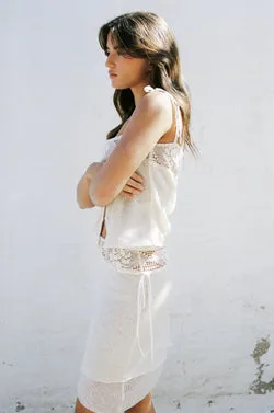 Sutton Skirt | Cream