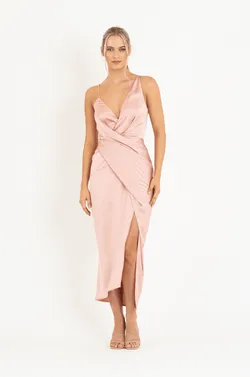 THE STATUS DRESS IN NEW DUSTY ROSE