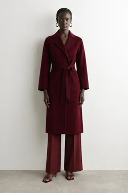 THE CLASSIC COAT - BURGUNDY
