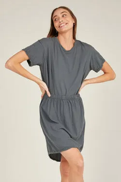 TWISTY SKIRT - CHARCOAL