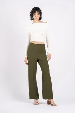 VIXEN CROP IN DAISY WHITE