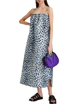 Size M | Ganni Jacquard Midi Dress NWT