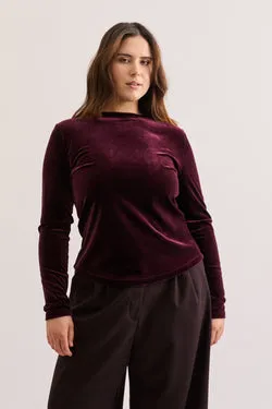 Ebony Top - Plum Velvet