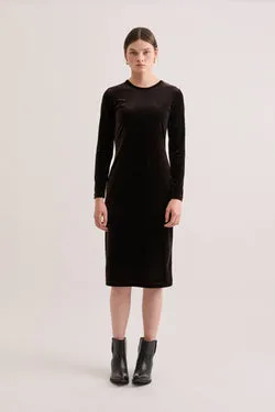 Dusk Dress - Chocolate Velvet