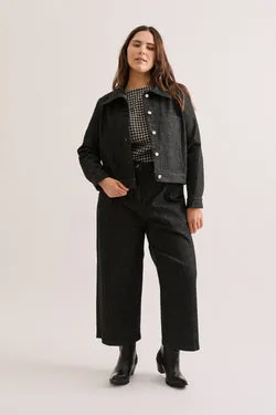 Wide Leg Jean - Washed Denim