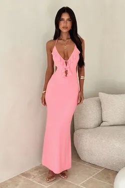 Zaric Maxi Dress - Pink